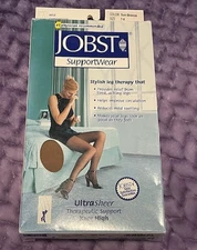 JOBST SUPPORTWEAR ULTRA SHEER KNEE HIGH CT SUN BRONZE 8-15 MMHG SZ 7-9 / 2 PAIRS