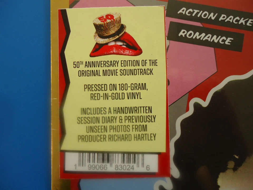 The Rocky Horror Picture Show LP (2025) NEW Red & Gold Vinyl Shrink Wrap Tear - Image 2 of 3