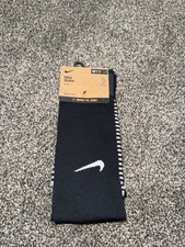 Nike Dri-FIT Knee High Soccer Socks Black Size L Regular Style Knee Highs