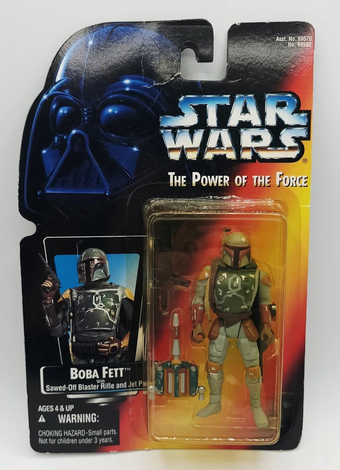 5x Star Wars Poder de la Fuerza Kenner 95’ Figuras Han Boba Luke Masticable Corbata Piloto Foto 4 de 4