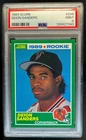1989 Score Deion Sanders Rookie RC #246 Falcons PSA 9