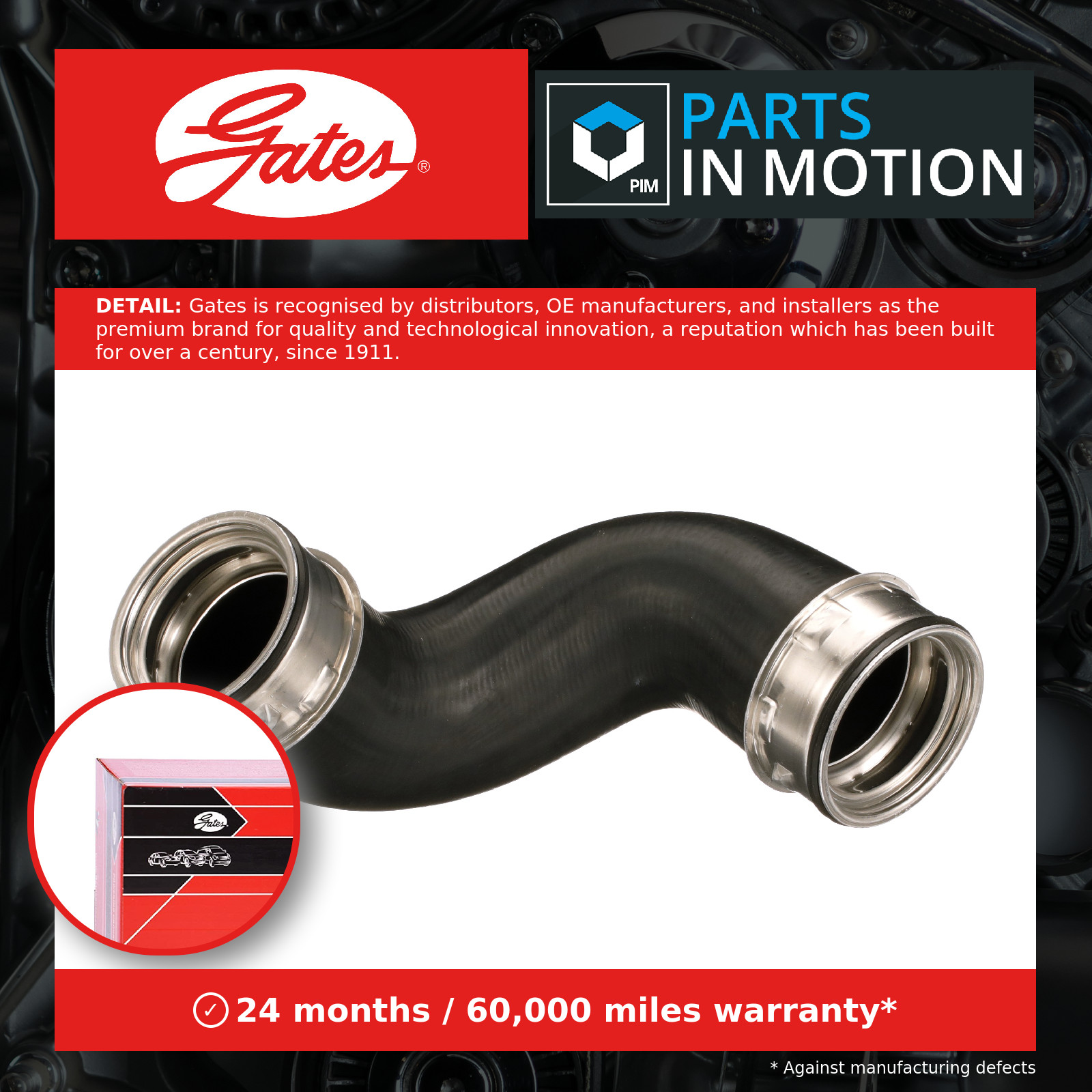 GATES-OE 09-0395 Charge Air Hose for MERCEDES-BENZ - Image 13