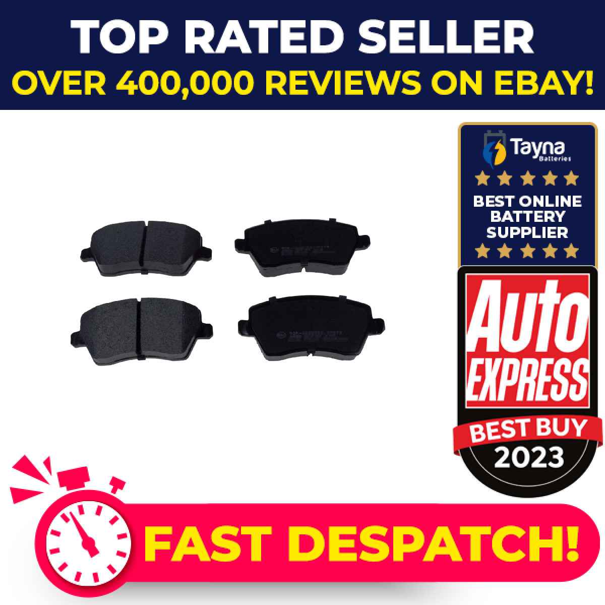 Brake Pads Set fits RENAULT KANGOO Front 1.2 1.6 1.5D 2008 on 410604076R Febi