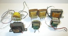 Lot of 7 Argonne Microtran & Unbranded Transistor Output Transformers