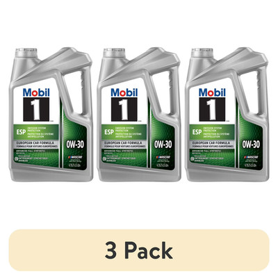 (3 pack) Mobil 1 ESP Full Synthetic Motor Oil 0W-30, 5 Quart  No Import Fees
