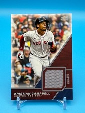 2026 Topps Series 1 # MLM-KC KRISTIAN CAMPBELL Relic Patch Boston Red Sox