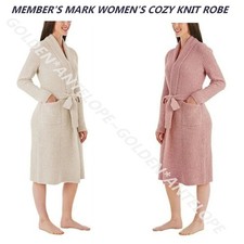 MEMBER'S MARK WOMEN'S COZY KNIT ROBE MULTIPLE COLOR  SIZE NEW