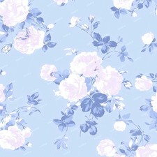 Pink and Blue Flower Bouquets 42 - 20" x 38" Hydrographic Film Hydro Dipping