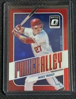 2016 Donruss Optic Mike Trout Power Alley 96/99 Angels