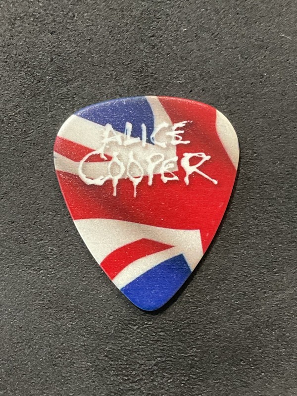Glen Sobel Alice Cooper Too Close For Comfort UK 2024 Tour Guitar Pick (O)