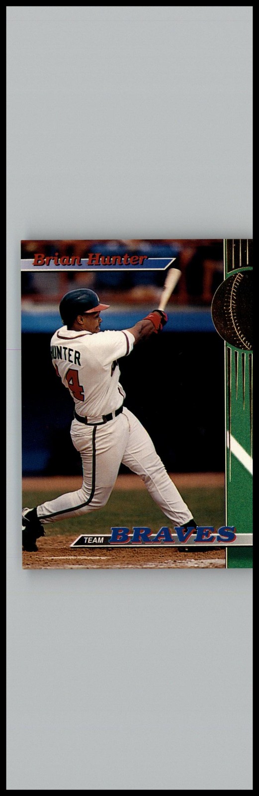 1993 Stadium Club Atlanta Braves #23 Brian Hunter