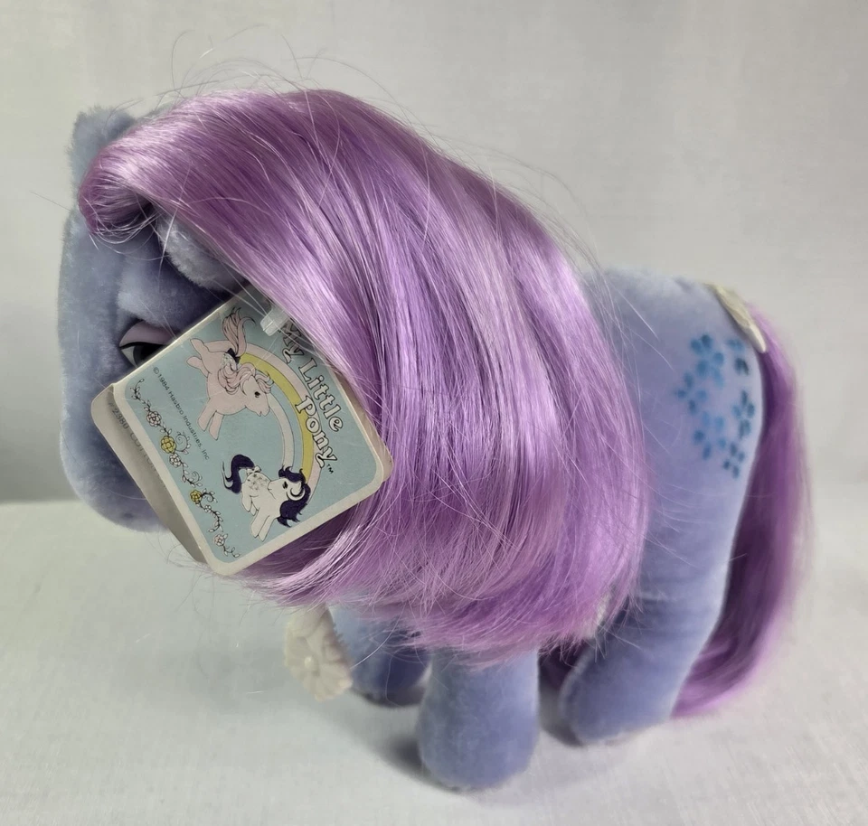Peluche de colección My Little Pony Blossom Applause Hasbro púrpura 1984 Foto 4 de 4