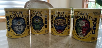 Cafe Bustelo Set/4 FIFA World Cup 2026 Tins Argentina Brasil Columbia Mexico NEW