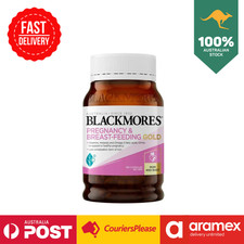 Blackmores Pregnancy Breastfeeding Gold 180 Caps DHA Folic Acid Iron AU New