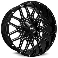20x10 Hardrock Wheels H709 Commander Gloss Black Milled Off-road Rims 4pcs A1 20x10 Hardrock Wheels H709 Commander Gloss Black Milled Off-road Rims 4pcs A1