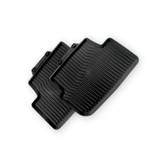 Original Audi A1 GB Gummifußmatten Gummimatten hinten schwarz - 82A061511  041