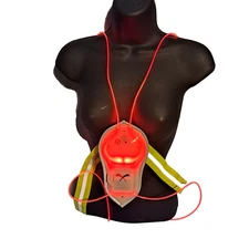 Noxgear Tracer360 Visibility Vest M/L Running Illuminating Reflective Battery