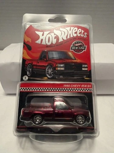 HOT WHEELS REDLINE CLUB - 1990 CHEVY 454 SS - SPECTRAFLAME RED W/BLACK ACCENTS