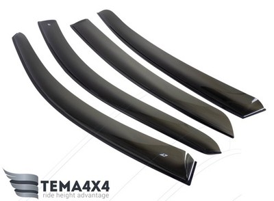 Tape-on Windows Visors Deflector Sun Rain Guard for BMW 5 Series G30 2016-2023