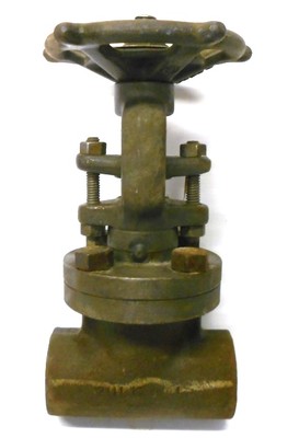 HENRY VOGT GATE VALVE FORGED STEEL, 1'', 12111, THREADED ENDS