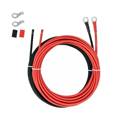 10 AWG Battery Cable O Ring Terminal PV Wire for Inverter Solar Car Marine RV