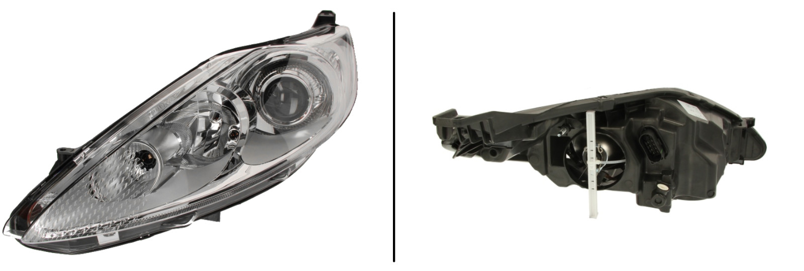 Phare avant gauche électrique Ford Fiesta V 2003-2009 optique moteur H1 H7