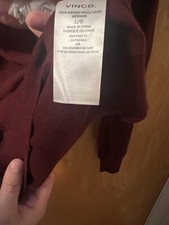 Vince burgundy Red Men  s Sweater