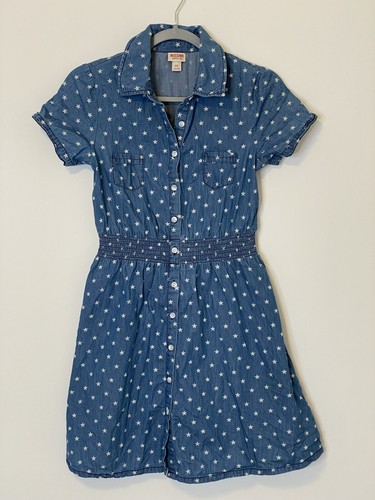 Mossimo blue denim dress with star 