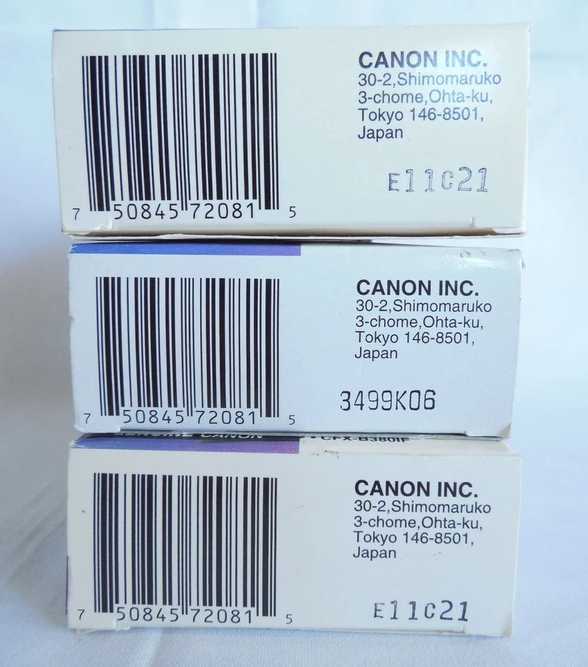 Lot of 3 SEALED Genuine Canon BCI 21 Color Cartridges Yellow Magenta Cyan - Image 4 of 4