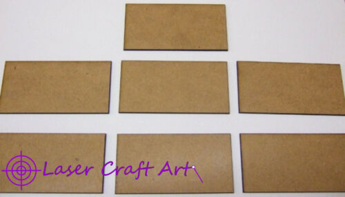 2mm MDF bases 40mm x 80mm pack of 7 for Swordpoint, DBMM, FOG or DBA - Picture 1 of 2