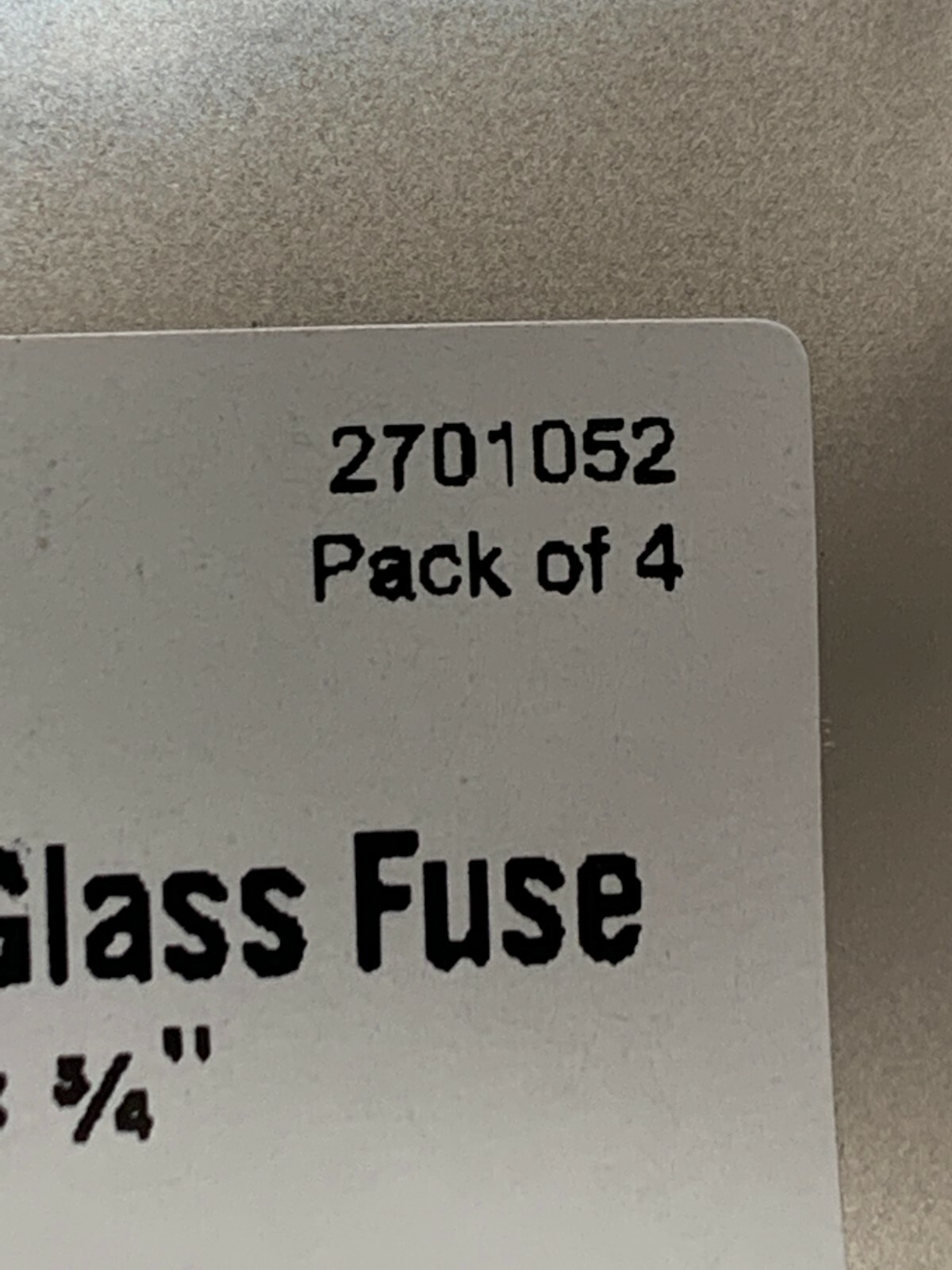 Pack of 4 Radio shack 2 Amp 250V Glass GMA Type Fuses 5 x 20 MM Fast Acting