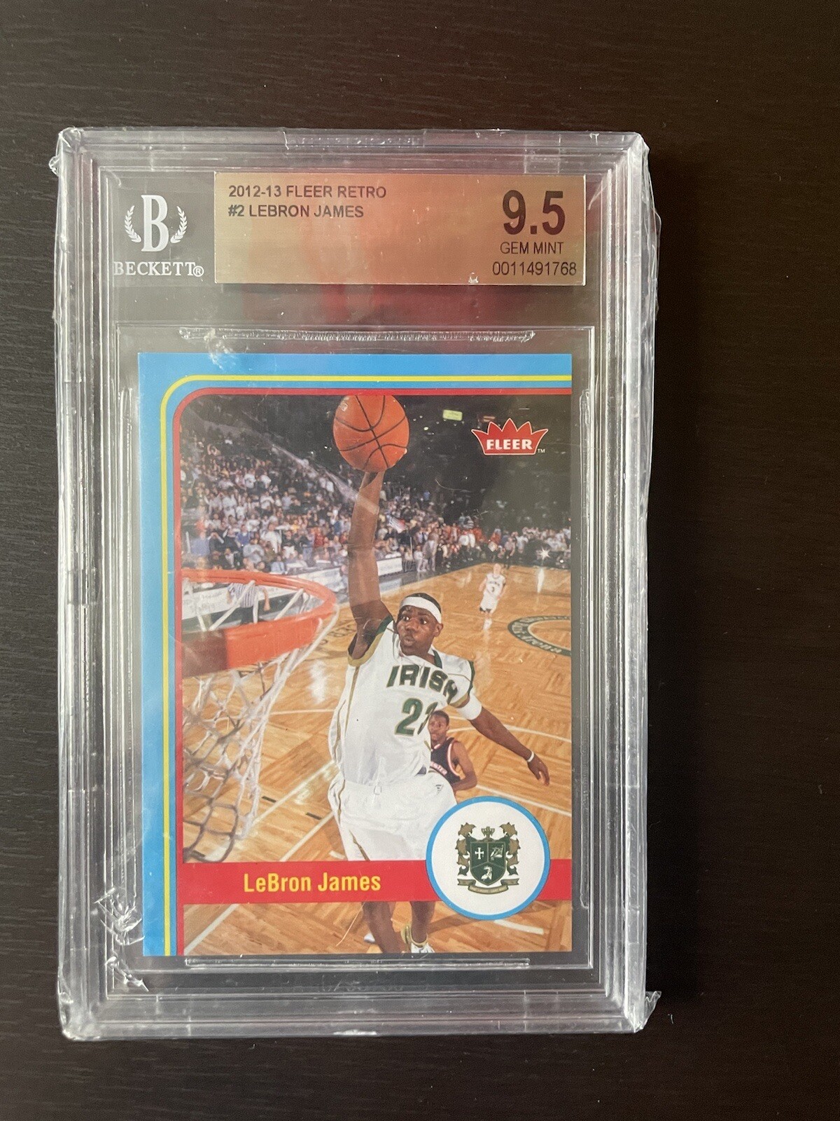 2012-13 Fleer Retro #2 Lebron James BGS 9.5 GEM MINT