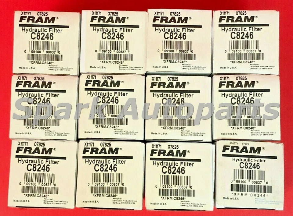 Estuche de 12 filtros hidráulicos FRAM C8246 para CHEVROLET, GMC, ISUZU, KENWORTH Foto 3 de 3