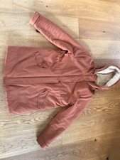 Volcom Less Is More 5k Parka Jacket In Rust/tan Size Small