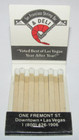 VINTAGE Full Matchbook Golden Gate Hotel & Casino Las Vegas, Nevada Fremont St. — photo 3