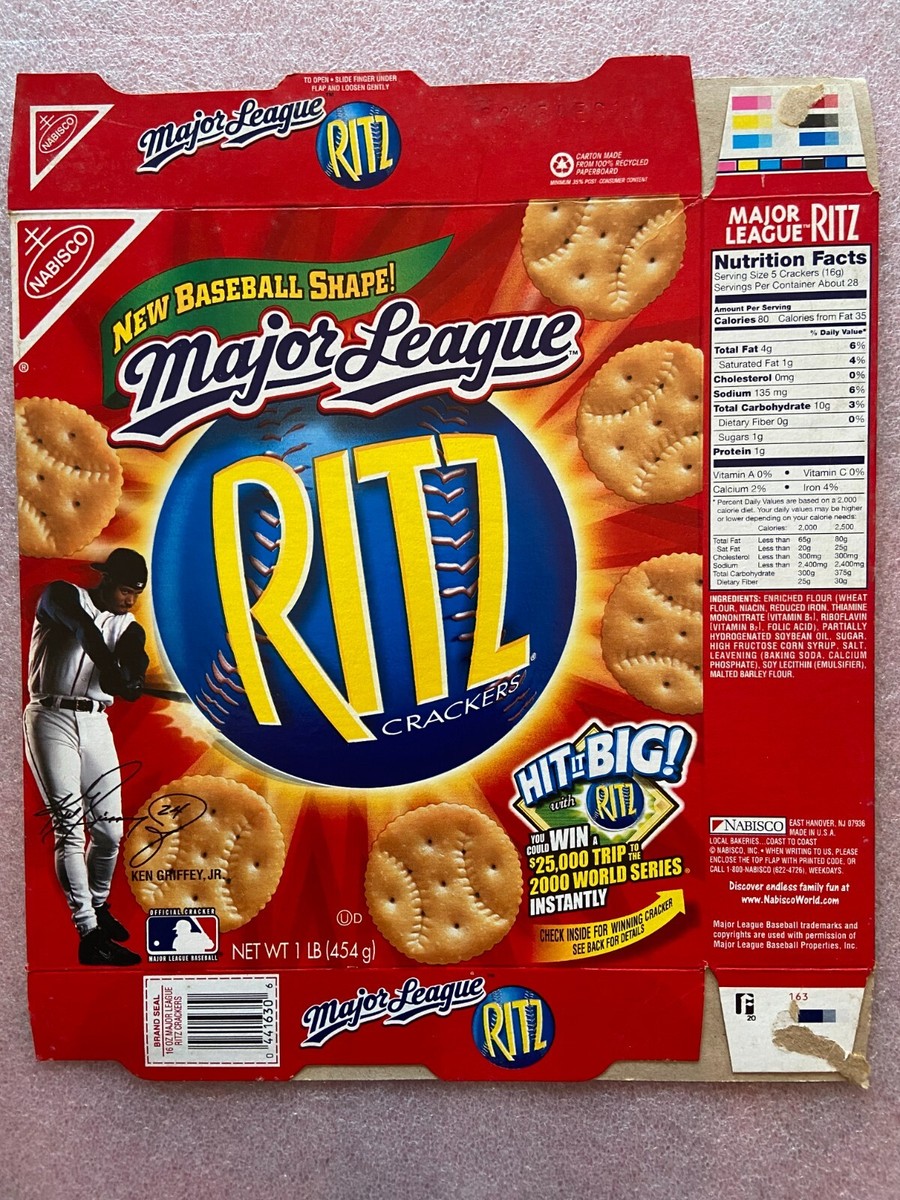 Nabisco Ritz 1lb Ken Griffey Cincinnati Reds 2000 | eBay