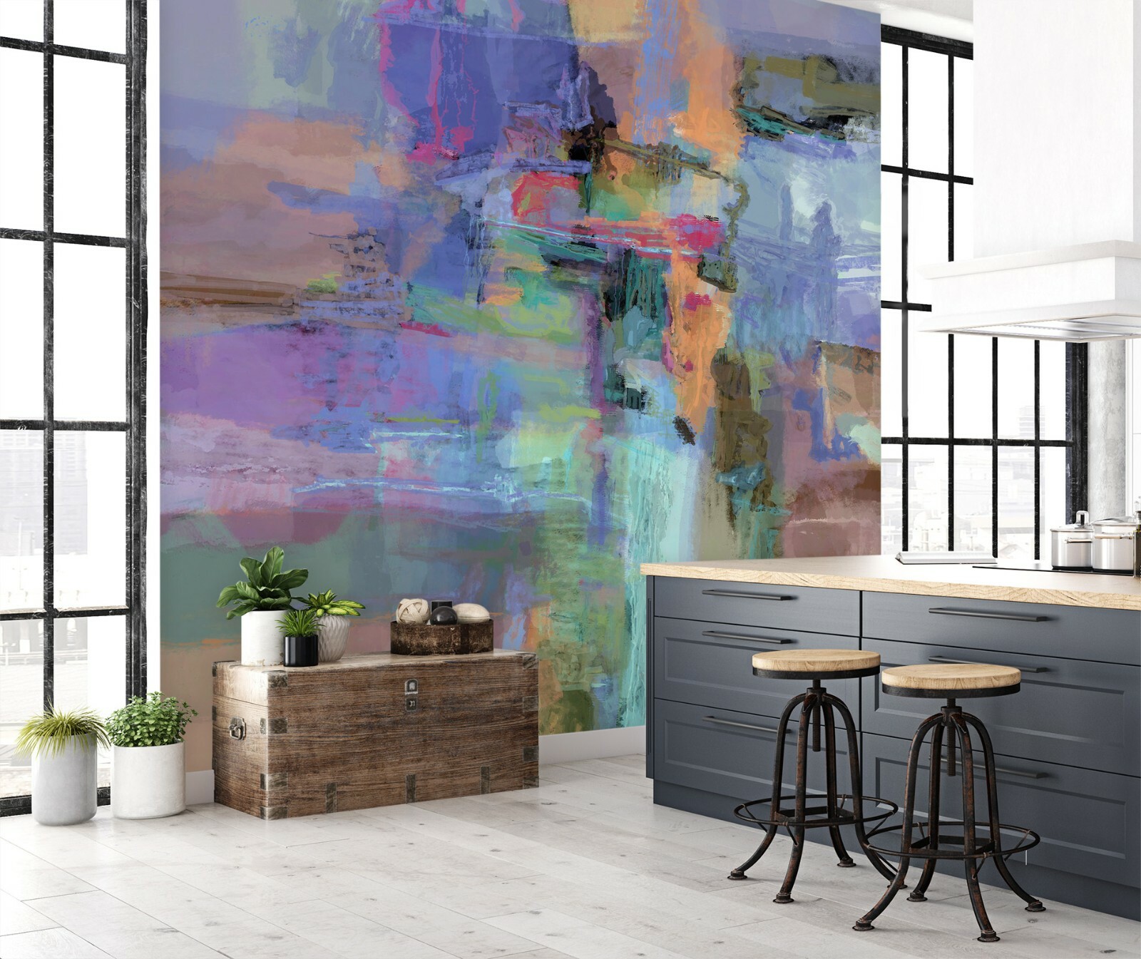 3D Art Graffiti NAO617 Wallpaper Wall Mural Self-adhesive Michael tienhaara Fay