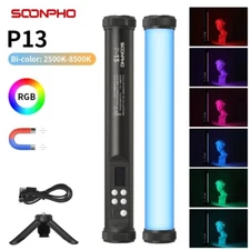 SOONPHO P13 RGB handheld Led video Light 2500K-8500K CRI95+ With Tripod Studio 