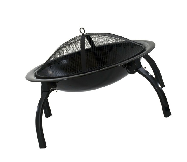 Deckmate 30613 Quick Fire Collapsible Outdoor Fire Pit With Carry