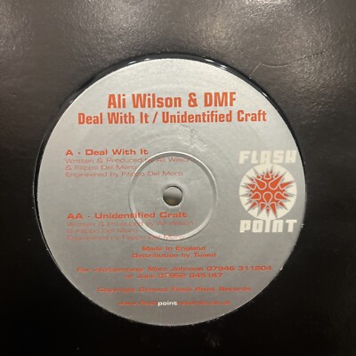 Ali Wilson & DMF - Deal With It / Unidentified Craft - 12  Vinyl Single - EX