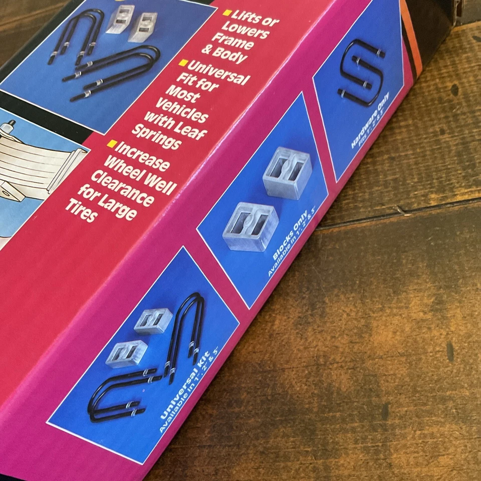 Superior 13-1030 Lift or Lowering Block Kit 2" Vintage NOS MINI TRUCKS VANS - Image 3 of 4