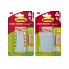 3M Command Damage Free Self Adhesive Picture Hanging Universal Hook Reg or Jumbo