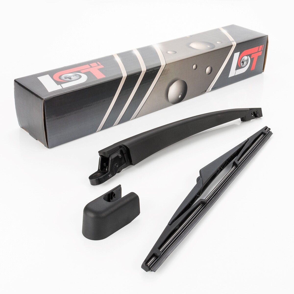 Rear Windshield Wiper Arm & Blade For Ford Fiesta 6 VI – Complete Replacement Set 6 thumbnail image