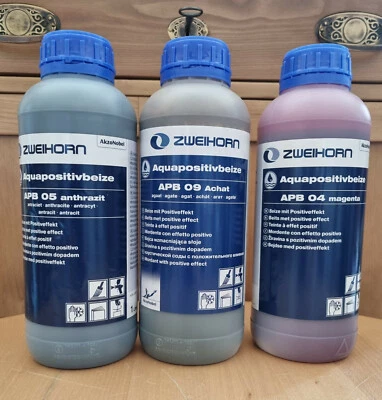 1 Liter Aquapositivbeize APB/Farbton von Zweihorn Holzbeize Wasserbeize