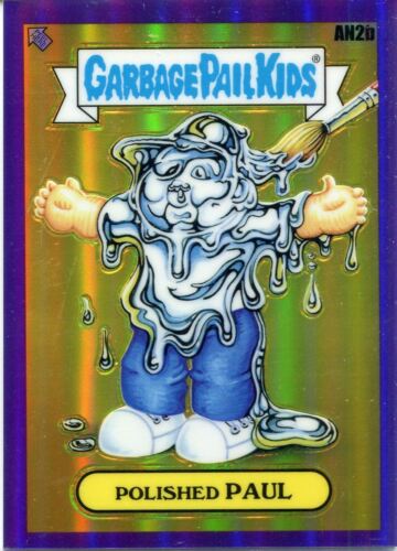 Garbage Pail Kids Chrome Series 3 Purple [250] Base Card #AN2b POLISHED PAUL - Picture 1 of 1