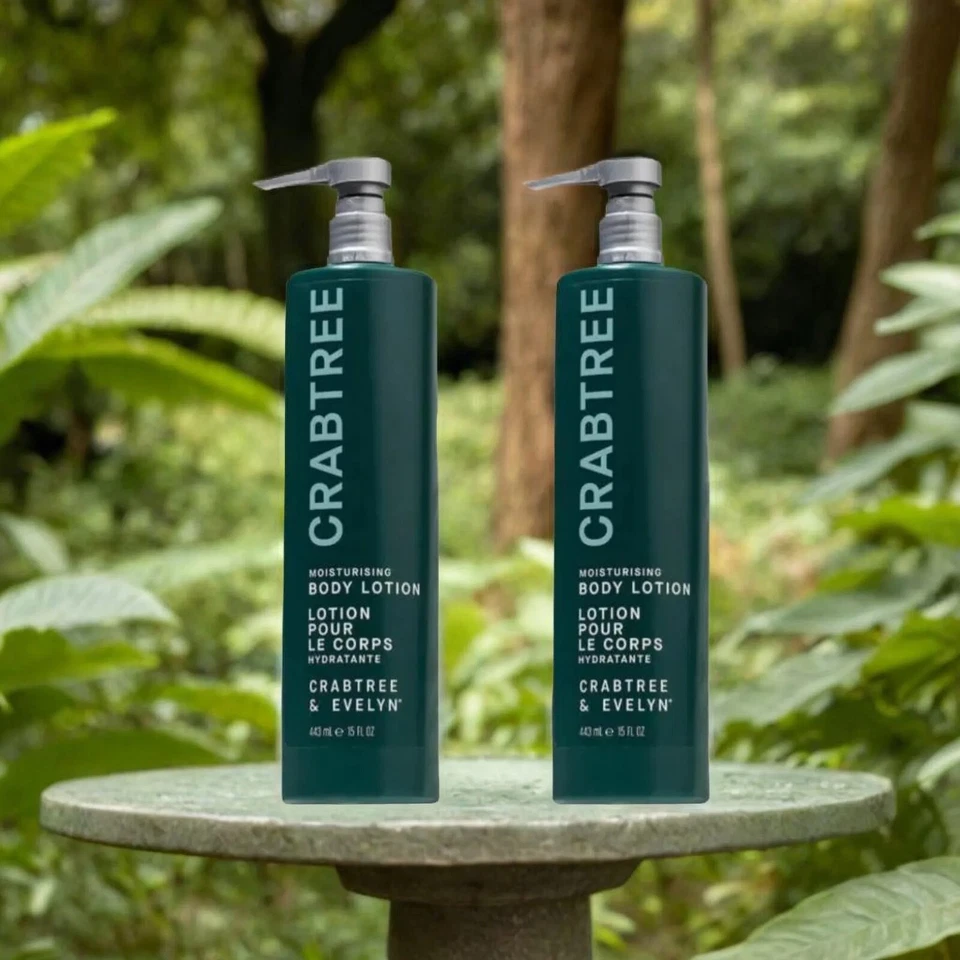 2 x Crabtree & Evelyn Moisturizing Body Lotion 15fl. [443ML] NEW! - Image 3 of 4