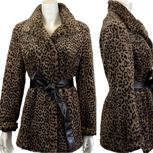 Faux Fur Coat Jacket Rockabilly Pin 
