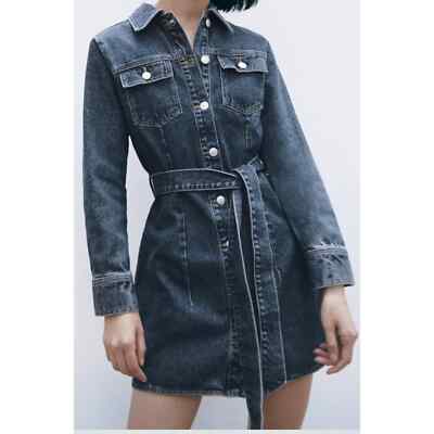 Zara denim mini dress 2449/042 | eBay Zara denim mini dress 2449/042 | eBay