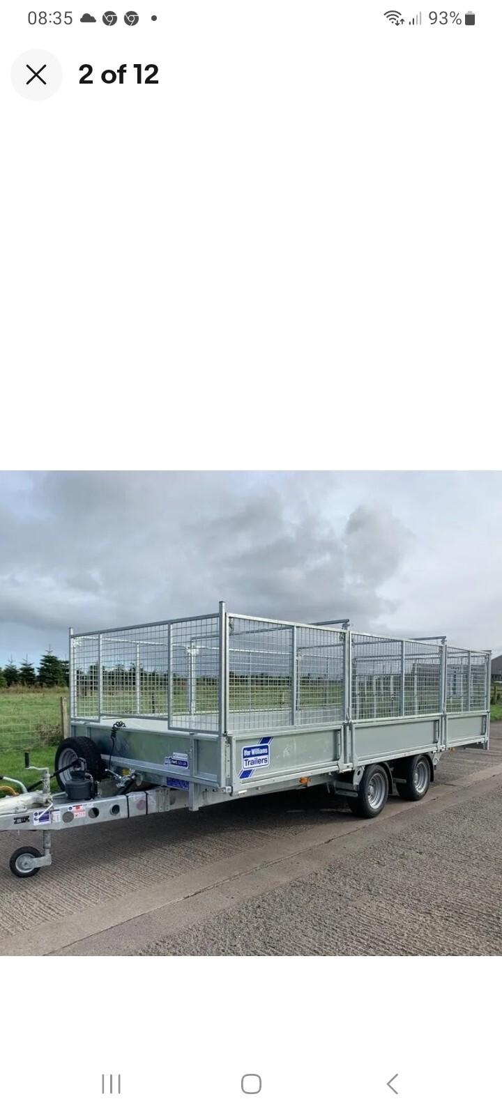 Ifor Williams TB5521 Full Drop trailer Side Panels New Style Tiltbed