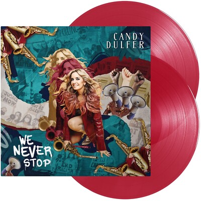 CANDY DULFER - We Never Stop (2022) 2 LP red transparent Vinyl